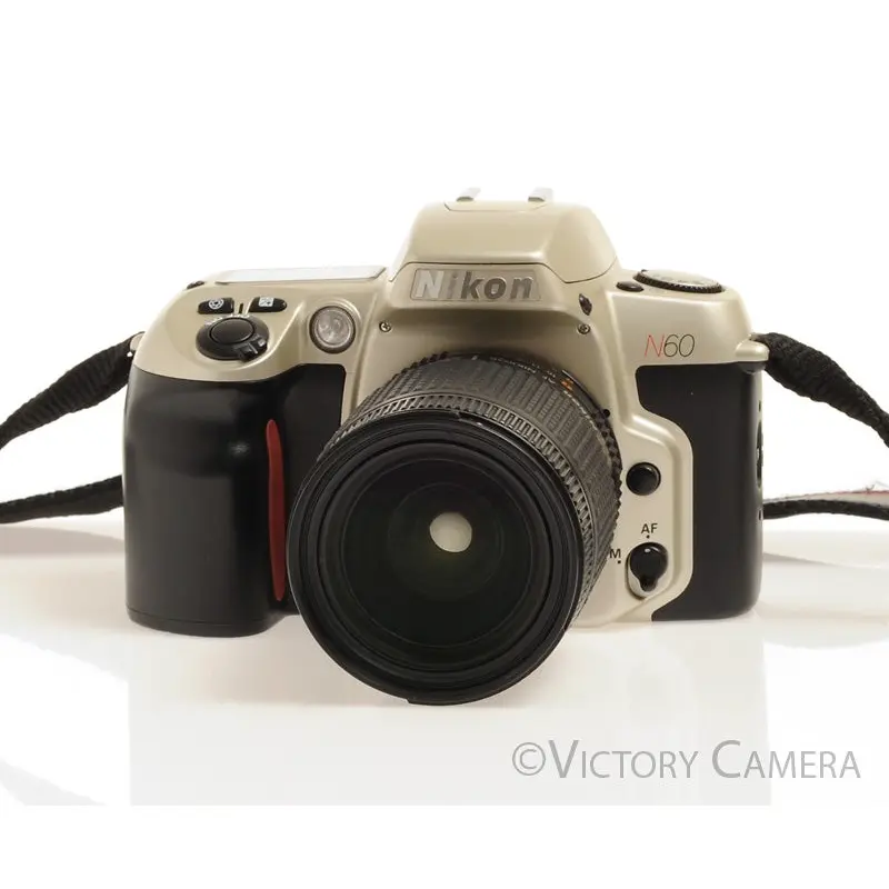 Nikon N60 35mm Film Camera Body w/ AF 28-80mm Zoom Lens [EXC]