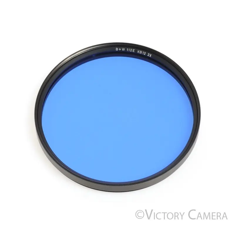 B+W 112E 112mm 80B Blue Color Correcting Filter [EXC+]