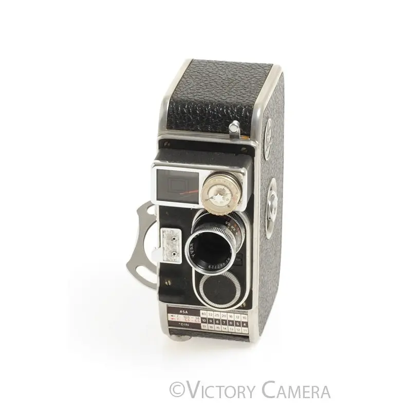 Bolex Paillard B8L Double 8mm Cine Movie Camera w/ 12.5mm f2.5 Lens -No Meter- [EXC]