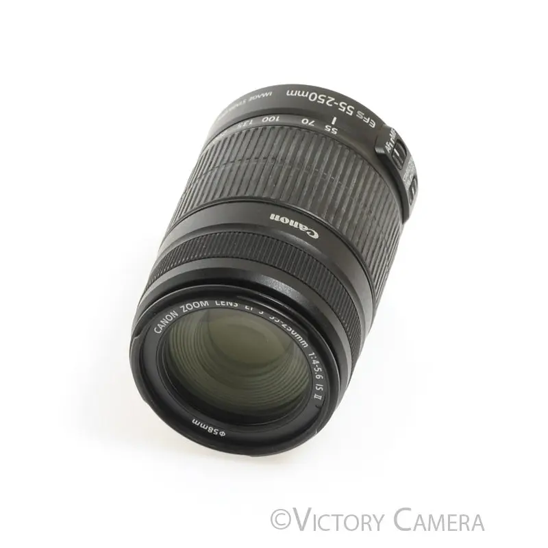 Canon EF-S 55-250mm f4-5.6 IS Telephoto Zoom Lens [EXC+]