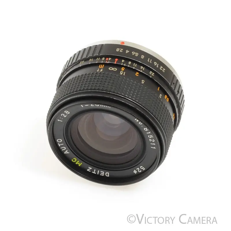 Deitz MC 28mm f2.8 Wide Angle Lens for Pentax K Mount [EXC]
