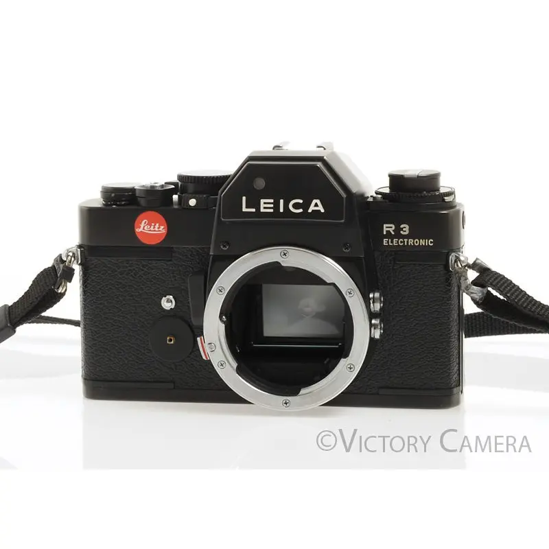 Leica R3 Electronic Black 35mm Film SLR Camera -No Self Timer- [Good]