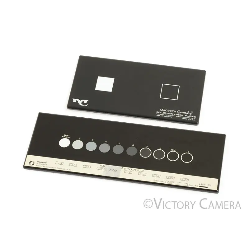 MacBeth QuantaLog Reflection Check Plaque [EXC+]