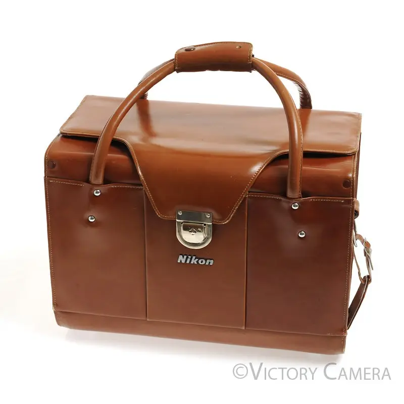 Nikon FB-11 Brown Leather System Camera Case for F F2 [EXC]