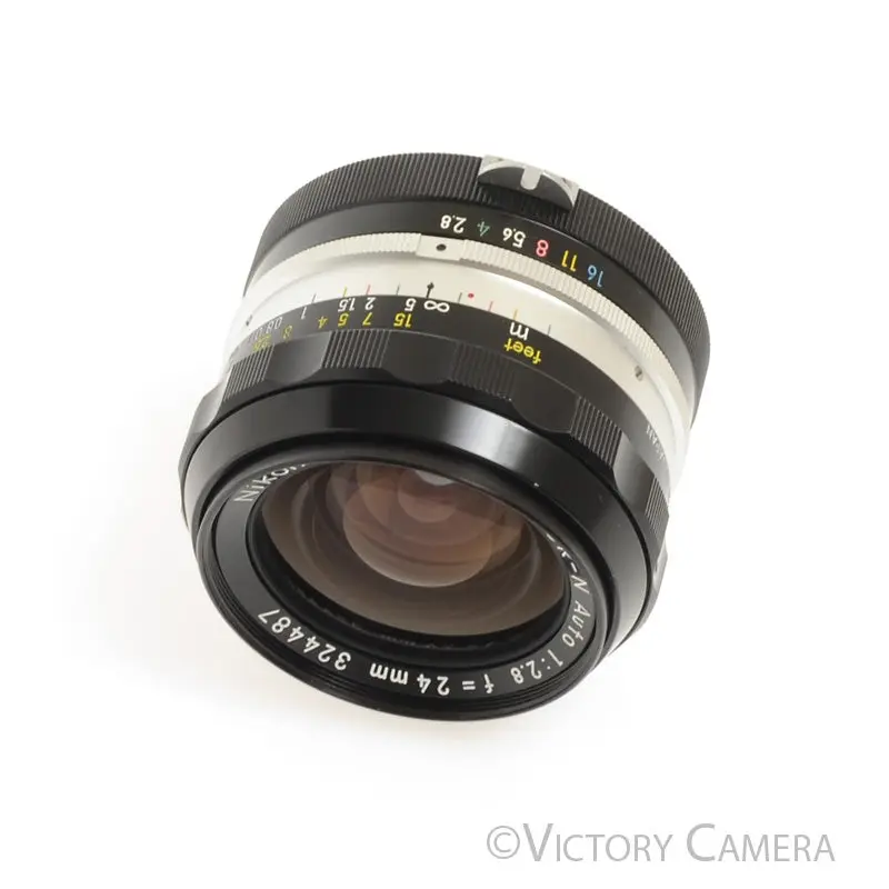 Nikon Nikkor-N 24mm f2.8 non-AI Photomic Wide Angle Lens [EXC]