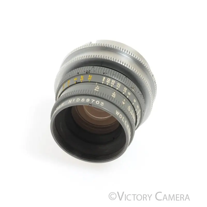 Wollensak 2" (50mm) f2 Fastax-Raptar Lens for 16mm Fastax Mount [EXC+]