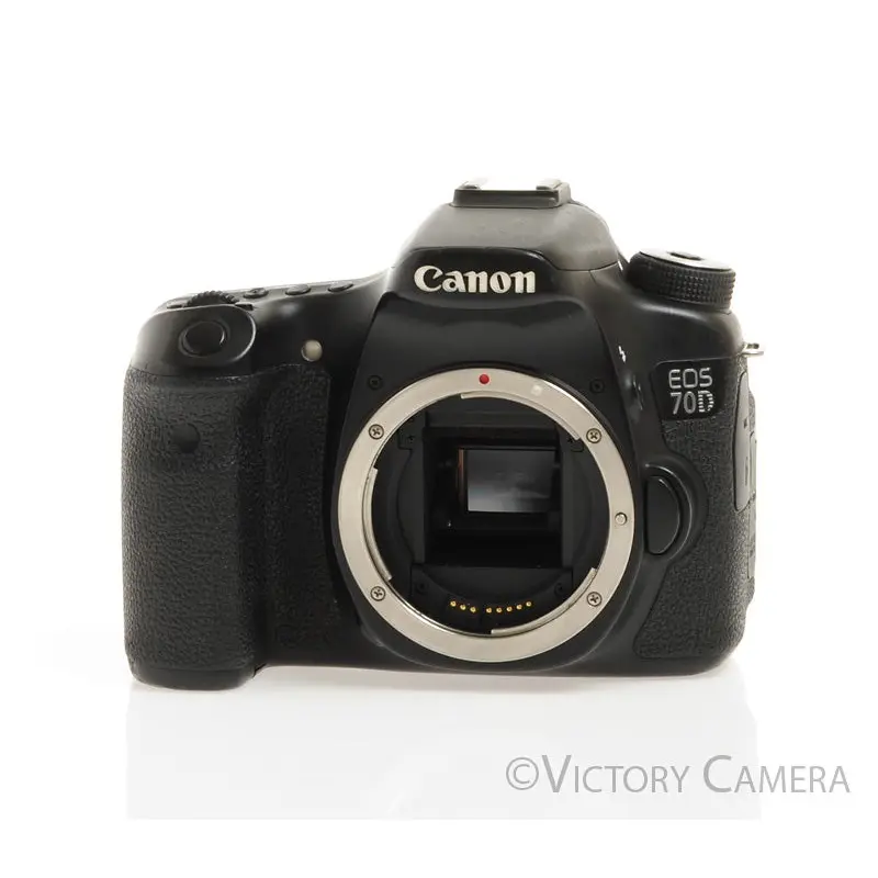 Canon EOS 70D 20.2MP Digital SLR Camera w/ Charger [EXC]