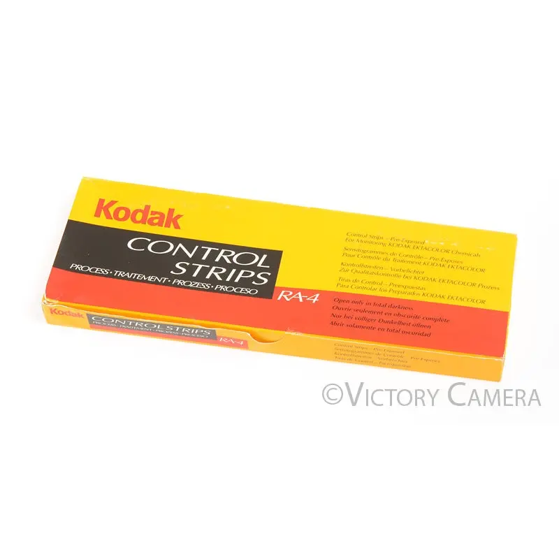 Kodak RA-4 Ektacolor RA Processing Control Strips, 3.5x12" 50 Strips -Unopened- [Good]