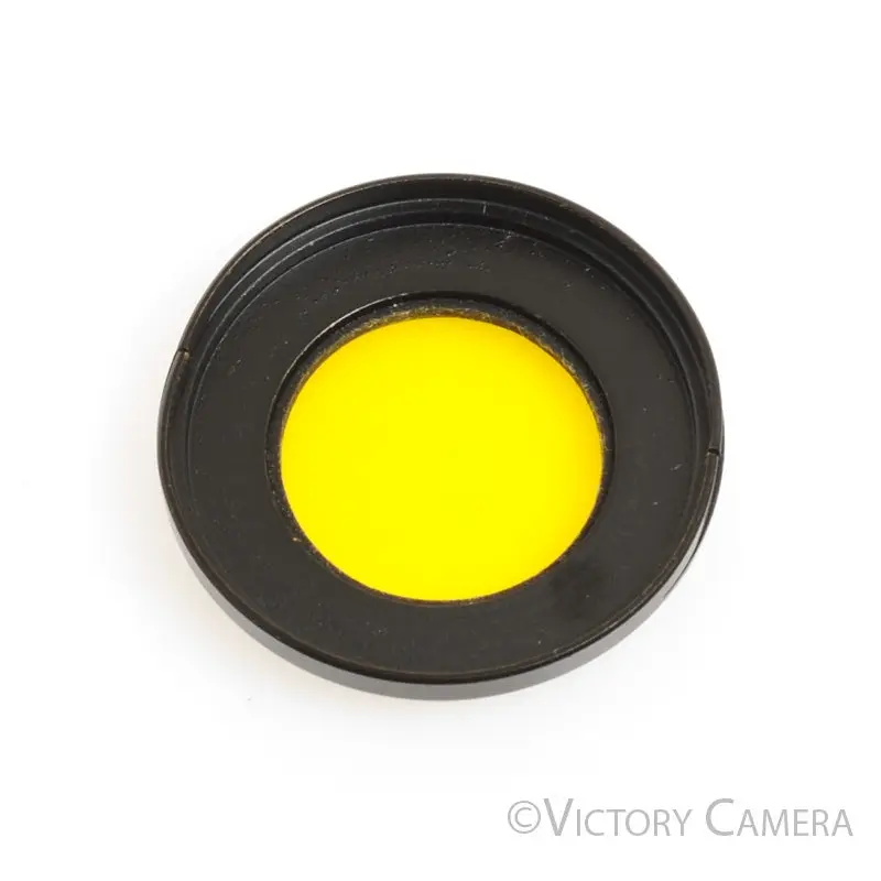 Leica FILGE Belbilter 3 Yellow Filter Slip-On for 5cm & 3.5cm Elmar  [EXC+]