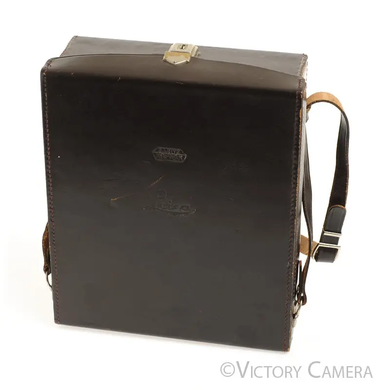 Leica III / LTM Hard Leather Camera System Case- [EXC]