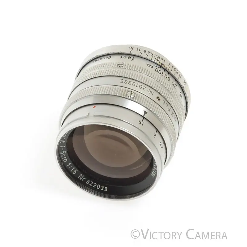 Leica Summarit 5cm 50mm f1.5 L39 LTM Screw Mount Lens (feet) [Good]