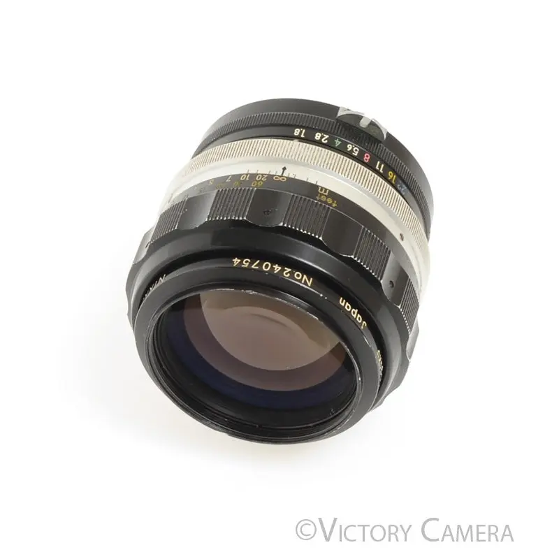 Nikon Nikkor-H 85mm f1.8 non-AI Portrait Prime Lens [EXC]