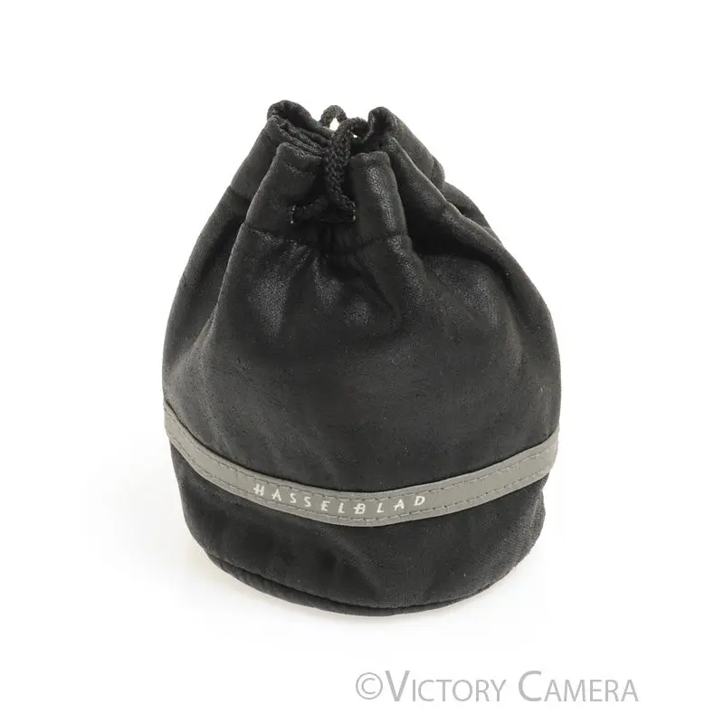 Hasselblad Genuine Leather Black & Grey Soft Lens Case ~ 5" Long [EXC]