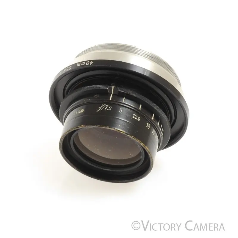 Hugo Meyer Gorlitz 21cm f7.2 Mystery 4x5 Enlarging Lens [Good]
