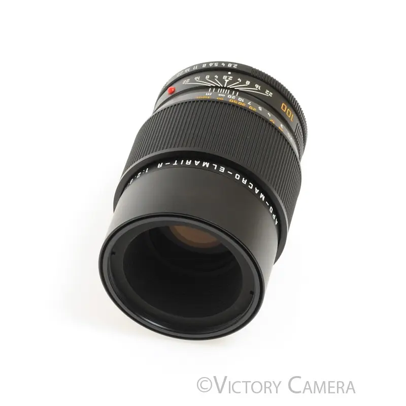Leica 100mm f2.8 APO-MACRO-ELMARIT-R E60 3 Cam Lens -Clean in Box- [EXC+]