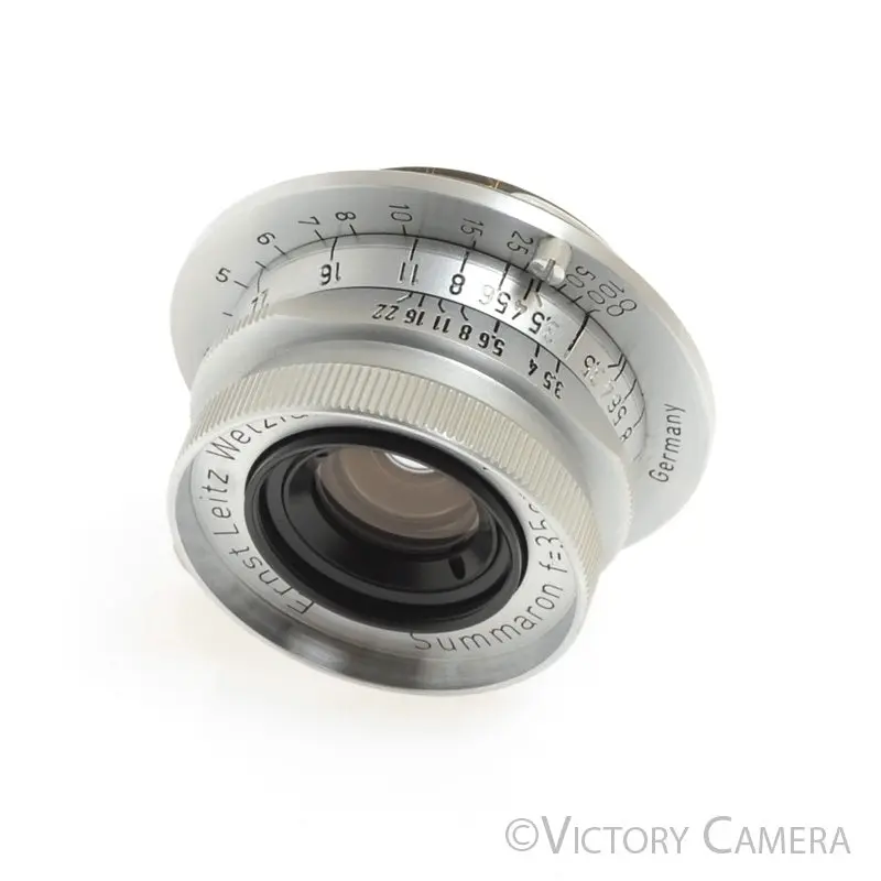 Leica Summaron 3.5cm 35mm F3.5 L39 LTM Screw Mount Lens (feet) [EXC-]