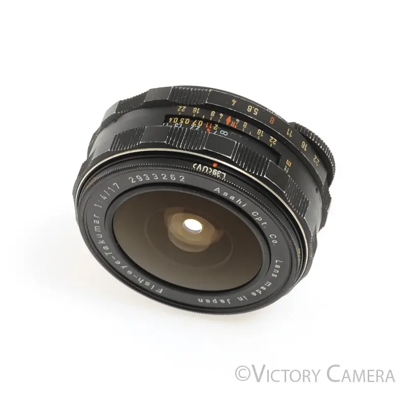 Pentax Fish-Eye-Takumar 17mm f4 Wide Angle Lens for M42 -Light Marks- [Good]