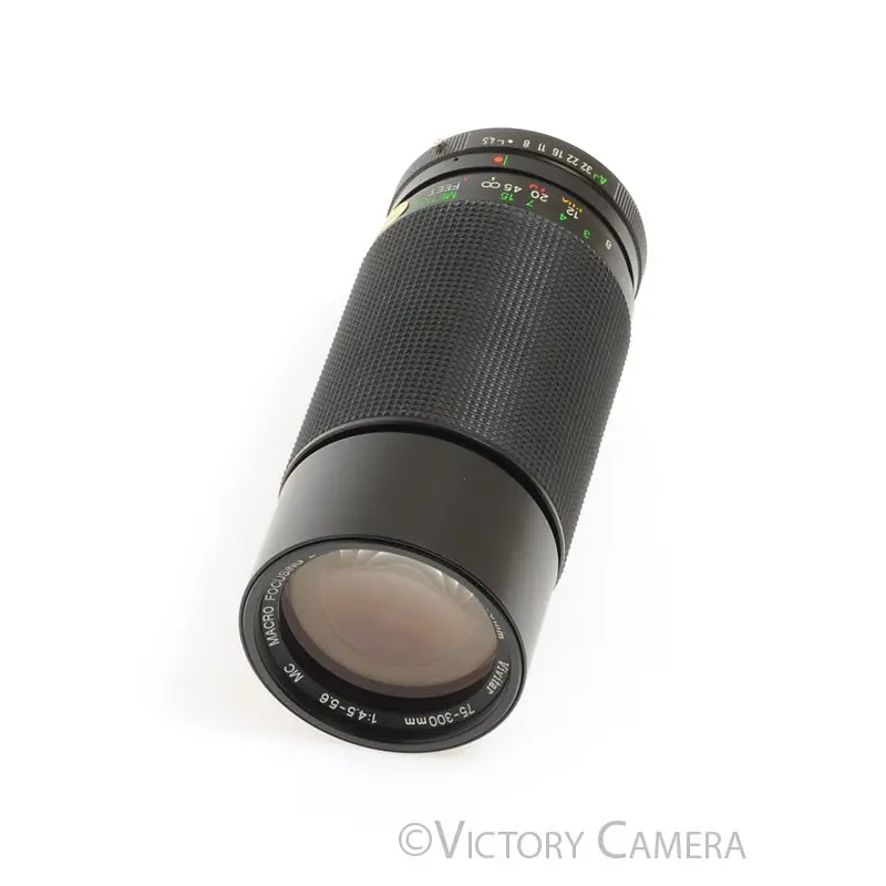 Vivitar 75-300mm f4.5-5.6 Macro Zoom Lens for Pentax K Mount   [EXC+]