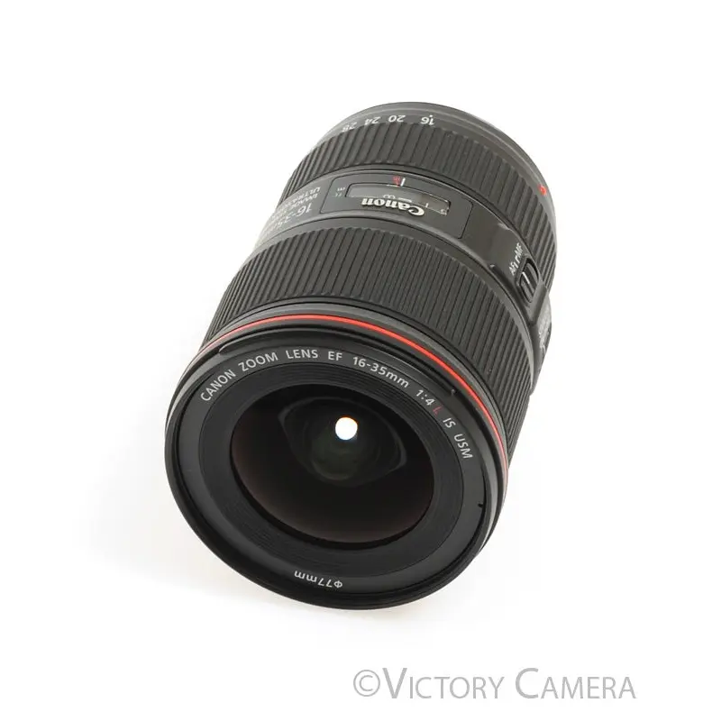Canon EOS EF 16-35mm f4 L IS USM Wide Angle Zoom Lens  w/ Shade [MINT-]