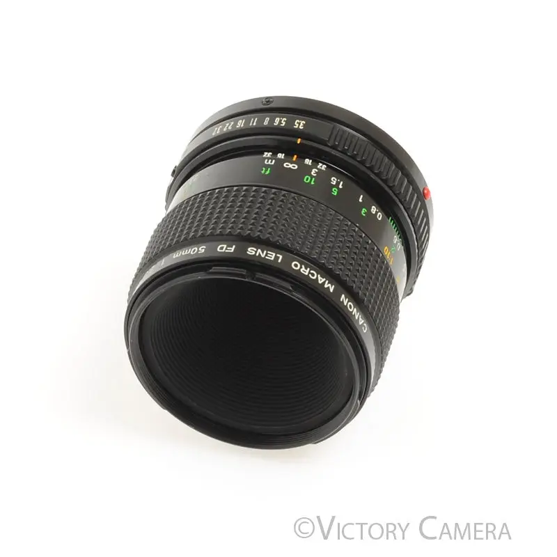 Canon FD 50mm f3.5 (late version) Macro Prime Lens [EX+]
