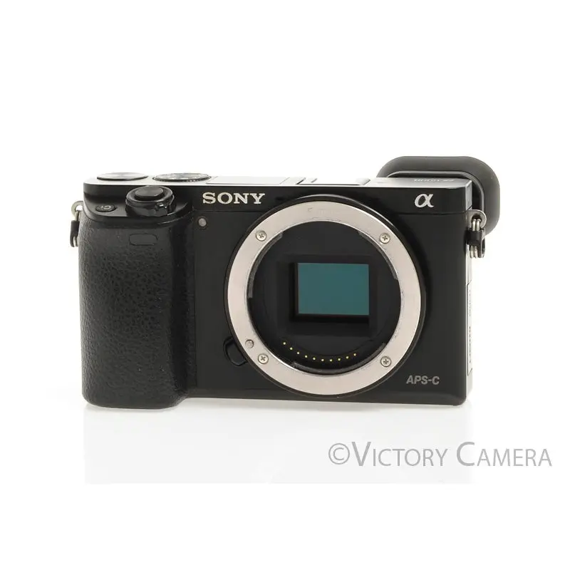 Sony a6000 24.3MP Black Mirrorless Camera Body [EX+]