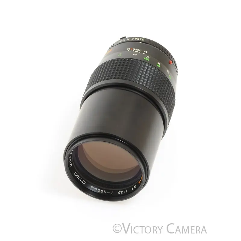 Minolta MC Tele Rokkor-QF 200mm f3.5 Telephoto Prime Lens [MINT-]