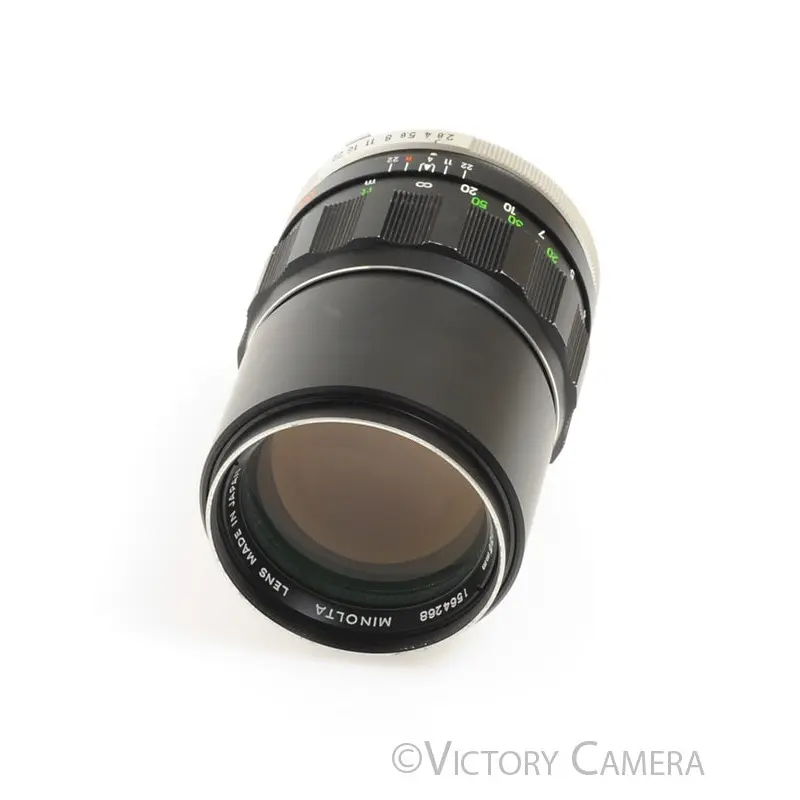 Minolta MC Tele Rokkor-X PF 135mm f2.8 Prime Lens w/ Case [EX+]