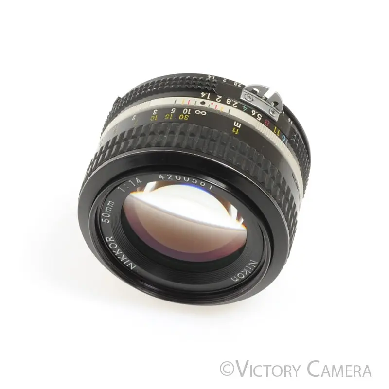 Nikon Nikkor 50mm F1.4 AI Manual Focus Standard Prime Lens [EX+]
