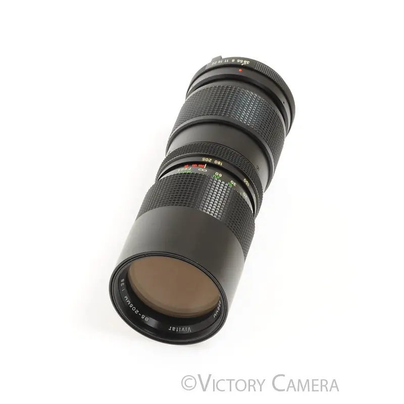Vivitar 85-205mm f3.8 Telephoto Zoom Lens for Minolta Manual Focus [EX+]
