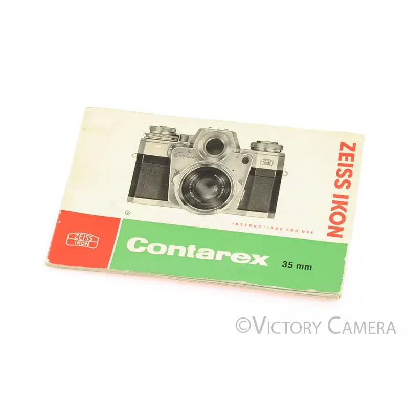 Zeiss Ikon Contarex "Bullseye" Camera Manual [EX]