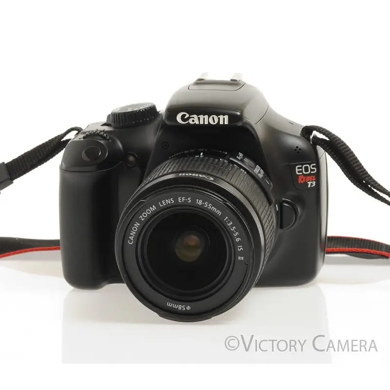 Canon EOS Rebel T3 12.2 MP DSLR Camera w/ 18-55mm f3.5-5.6 EFS Lens [EXC]