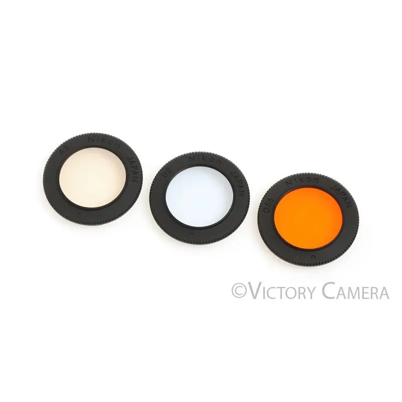 Genuine Nikon CA-2 Rear Filter Set (A2, B2, 056) for 16mm Fisheye [MINT-]