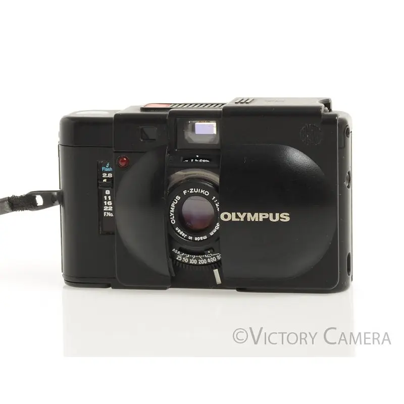 Olympus XA 35mm Rangefinder Film Camera w/ 35mm f2.8 Lens -New Seals- [EX]