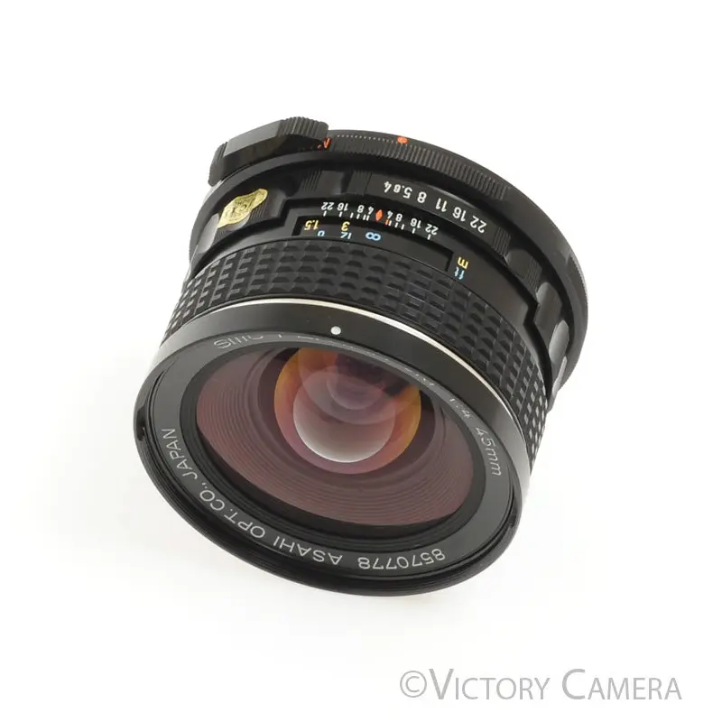 Pentax 67 6x7 45mm f4 Wide Angle Lens w/ Case [MINT-]