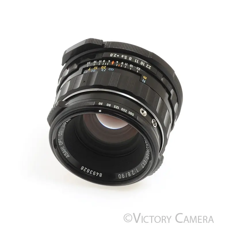 Pentax 90mm f2.8 LS Leaf Shutter Lens for 67 6x7 Camera w/ Case [MINT-]