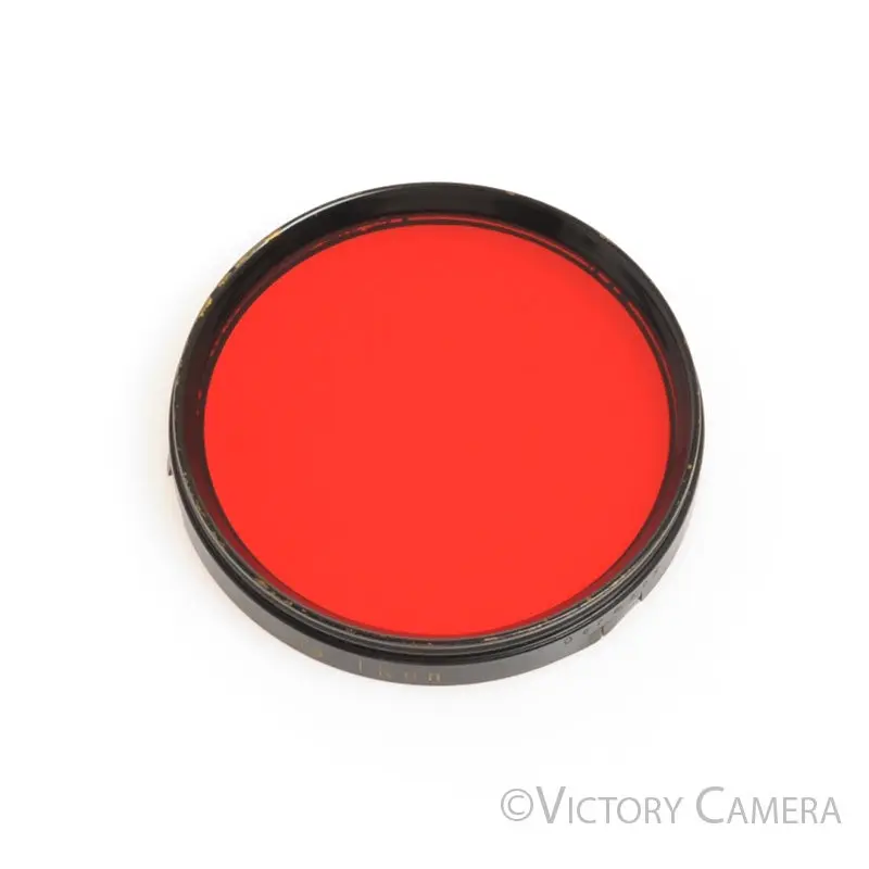 Zeiss Ikon 327/10 R10 ~52mm Push-On Red Filter w/ Case [EX]