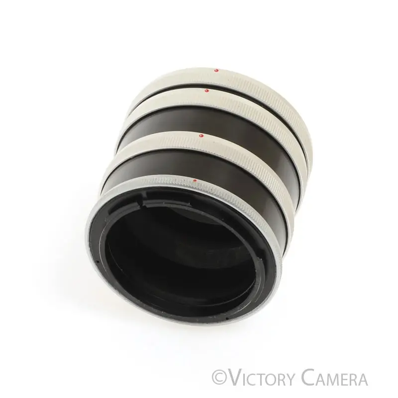 Canon Macro Extension Tube M Ring Set For FD & FL Manual Focus Lenses [EXC-]