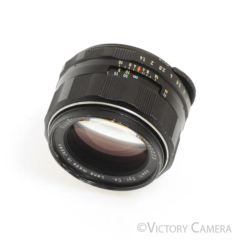 Pentax Super-Takumar 50mm F1.4 M42 Screw Mount Thorium Glass Lens [EX-]
