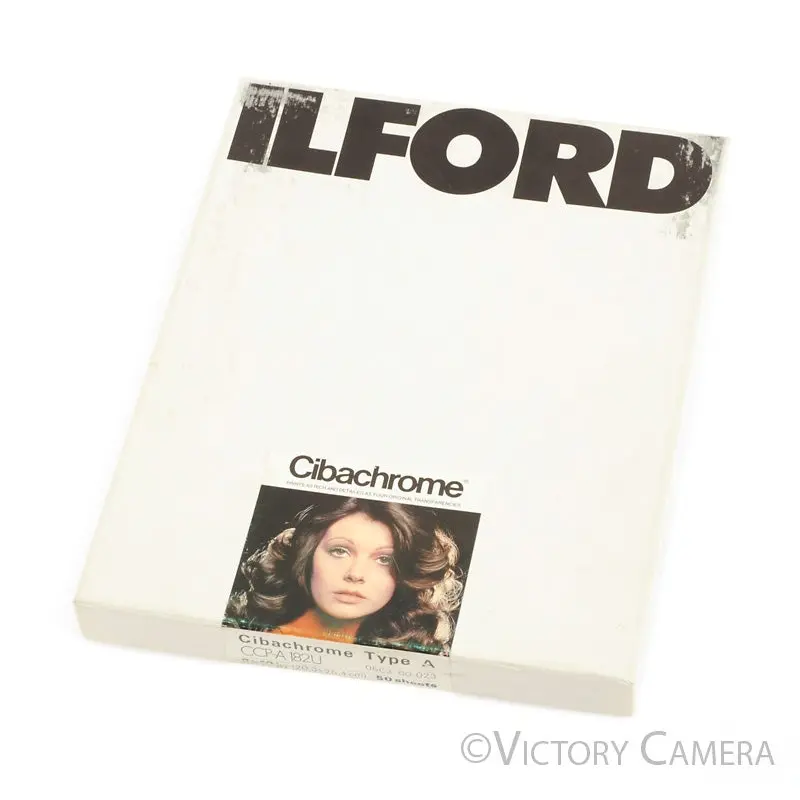 Ilford Cibachrome CCP-A 182U 8x10 Paper 50 Sheets Sealed, Cold Stored [AS-IS]