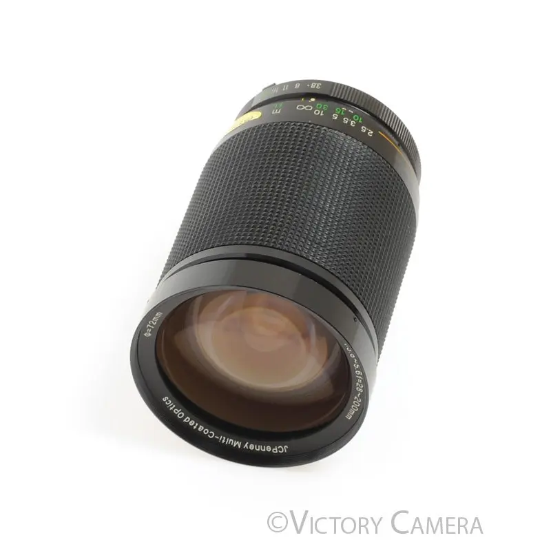 JCPenney Multi-Coated 28-200mm f3.8-5.6 Zoom Lens for Minolta  [EXC+]