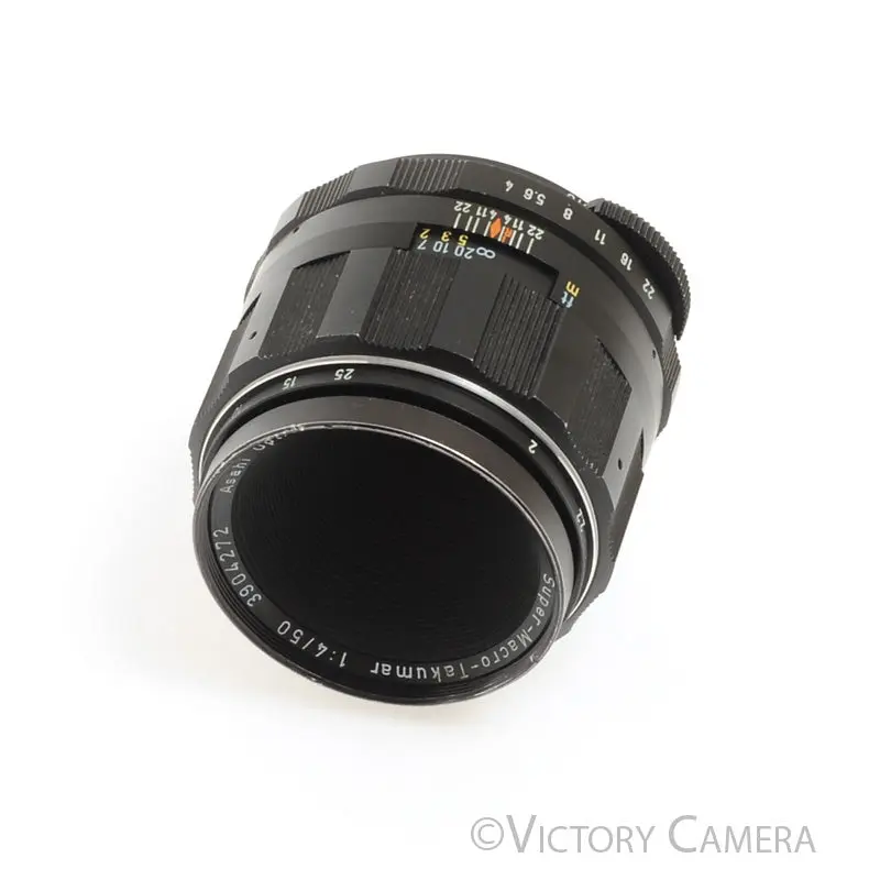 Pentax Macro-Takumar 50mm f4 Macro Prime Lens for M42 Mount -Rare- [GOOD]