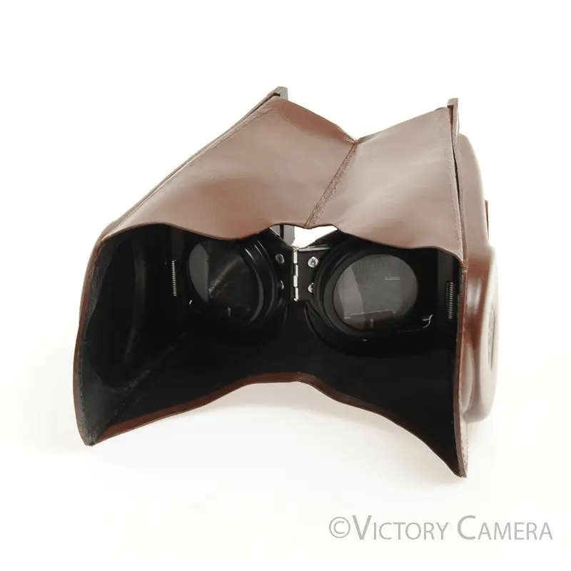Rare Rollei Rolleiflex Leather Binocular Magnifier Extension Hood  [MINT-]