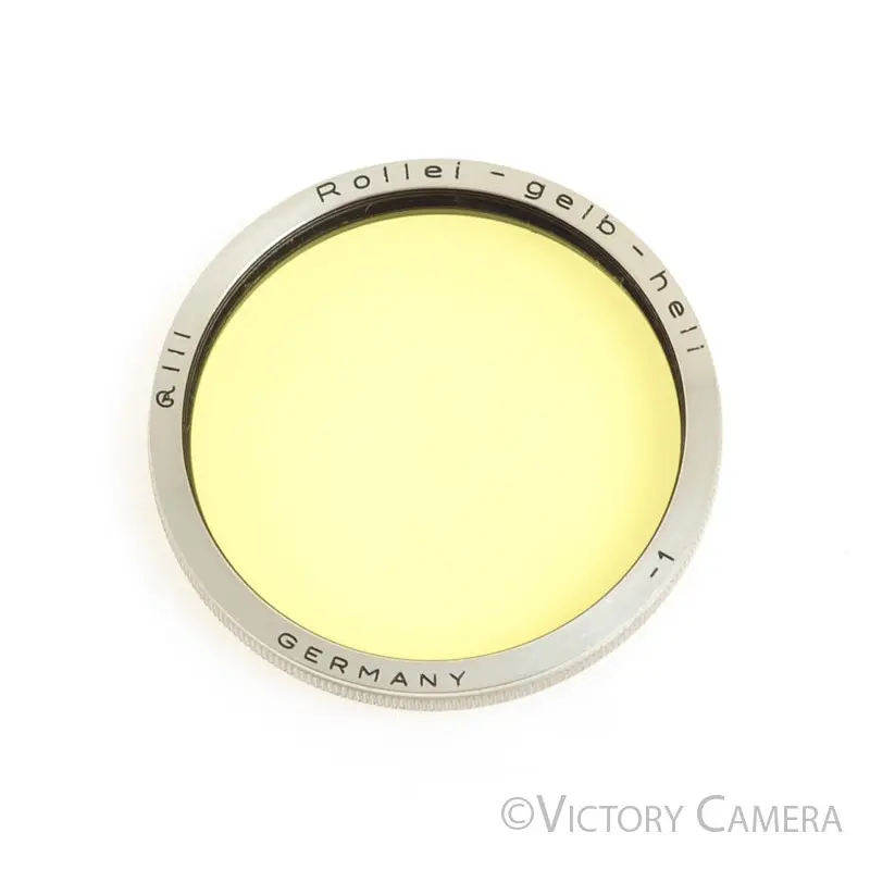 Rollei Rolleiflex Bay III Light Yellow Gelb-Hell Filter TLR [MINT-]