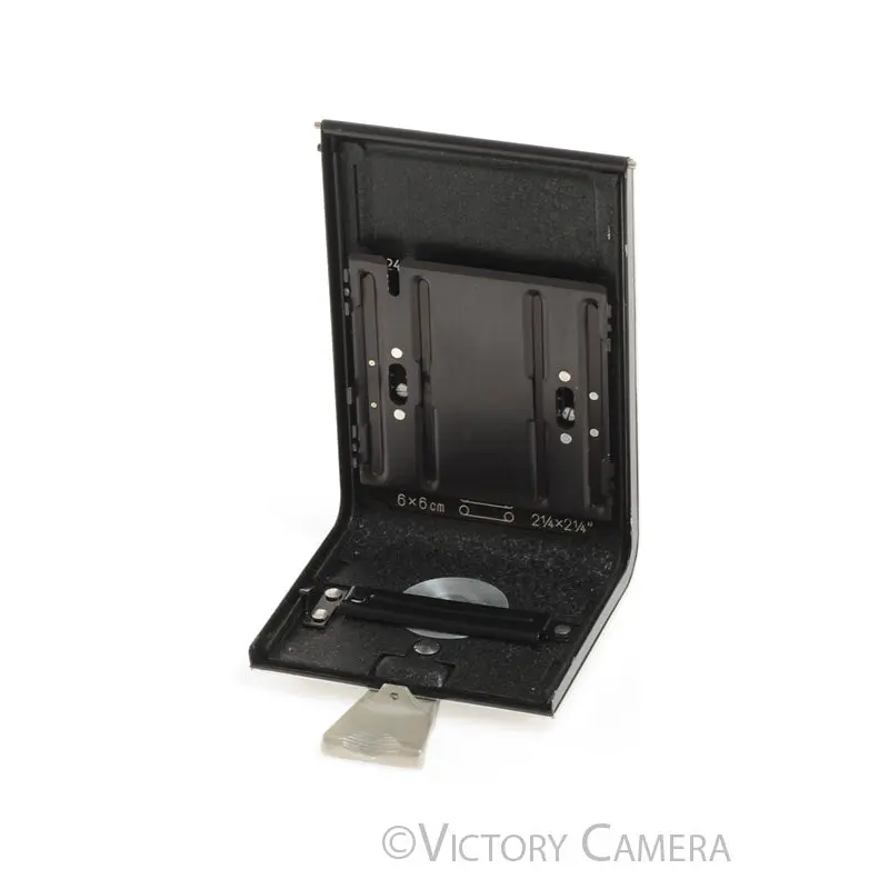 Rollei Rolleiflex Planglas Flat-Glass Back Door w/ Glass + Box [EXC+]