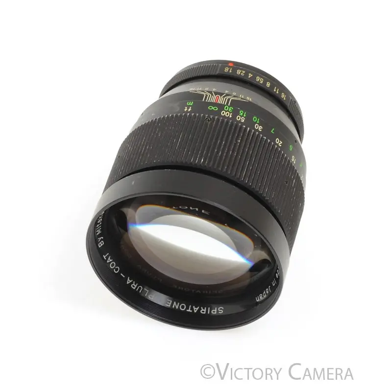 Spiratone Plura-Coat 135mm f1.8 FAST Telephoto Prime Lens for M42  [GOOD]