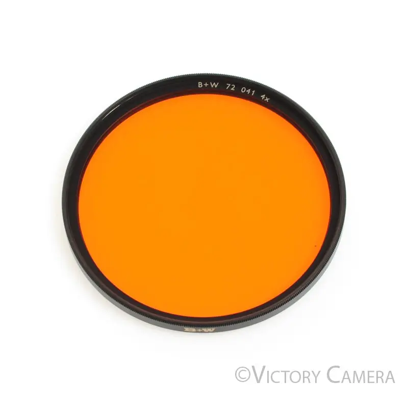 B+W F-Pro 72mm 041 4x Orange Filter for Black & White [MINT-]
