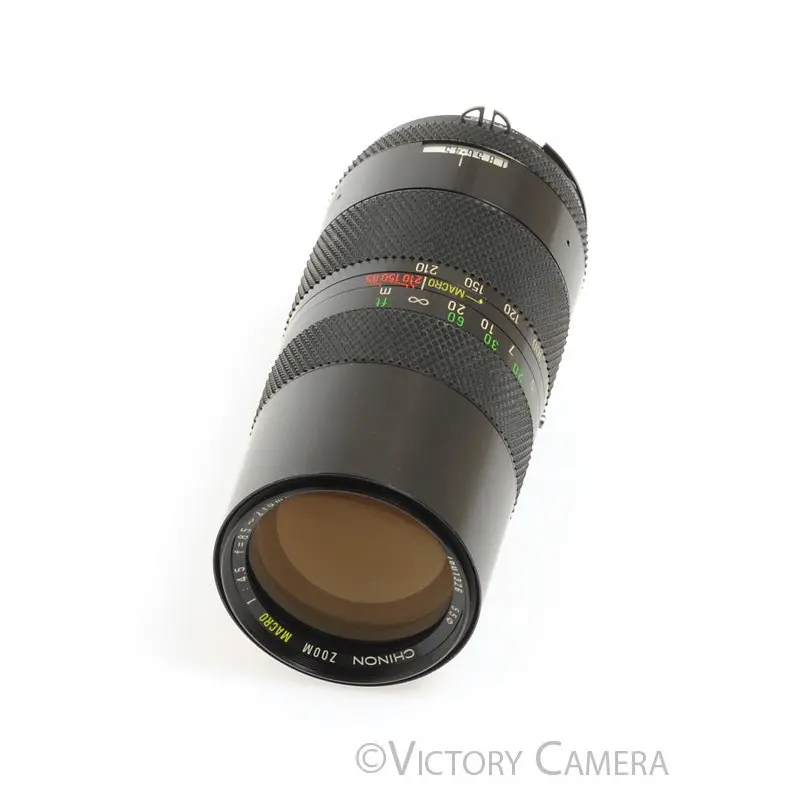 Chinon 85-210mm f4.5 Multi Coated Telephoto Zoom Lens for Nikon AI [EXC+]