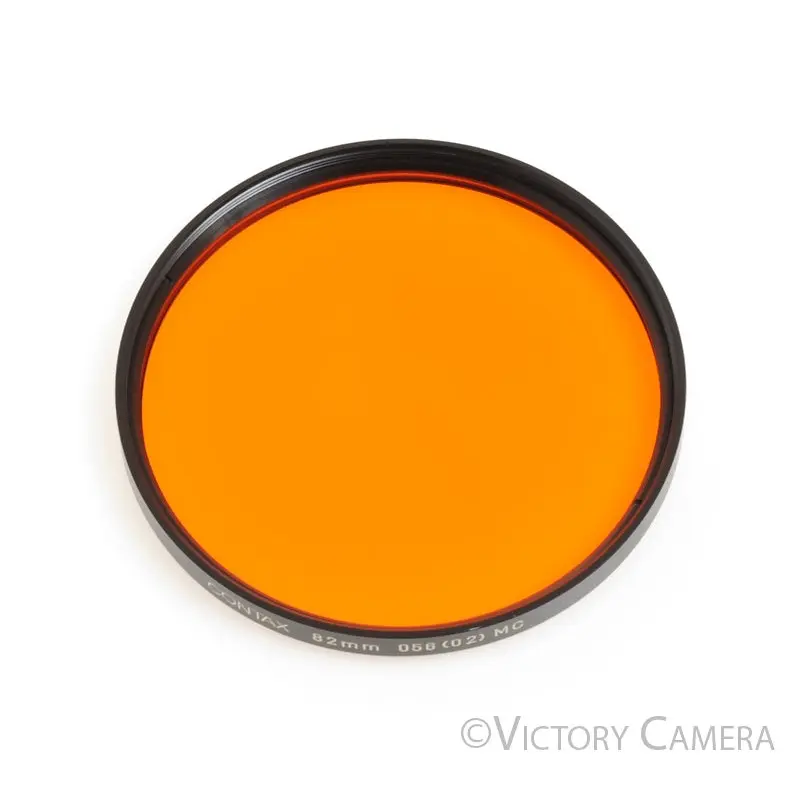 Contax 82mm O56 (O2) MC Orange Filter for Black & White w/ Case [MINT]