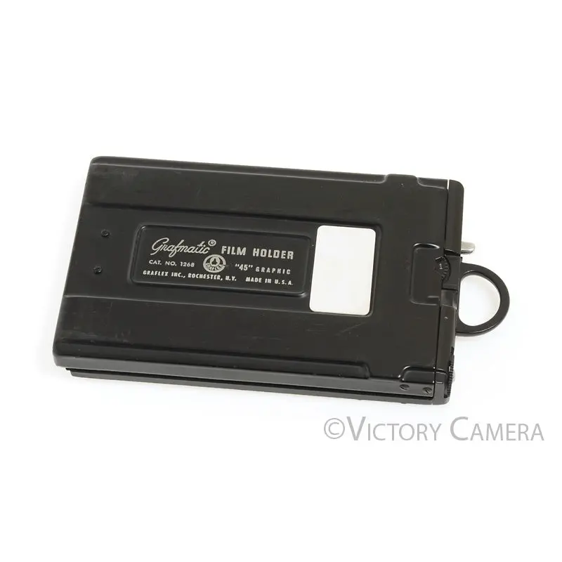 Graflex Grafmatic Rapid 4x5 View Camera Film Holder w/ Six Septums [EXC]