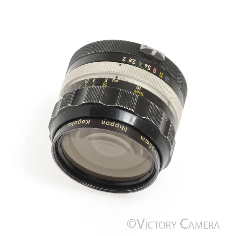 Nikon Nikkor-O 35mm f2 non-AI Manual Focus Wide Angle Lens -Clean Glass-